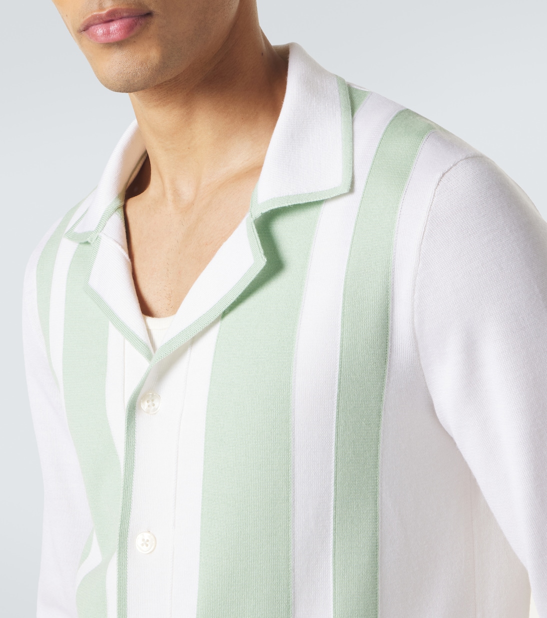 Striped wool and silk shirt | Dolce&Gabbana