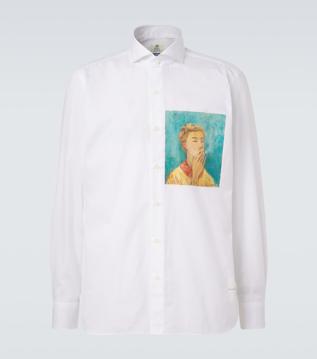 x Luigi Borrelli printed cotton shirt | Junya Watanabe