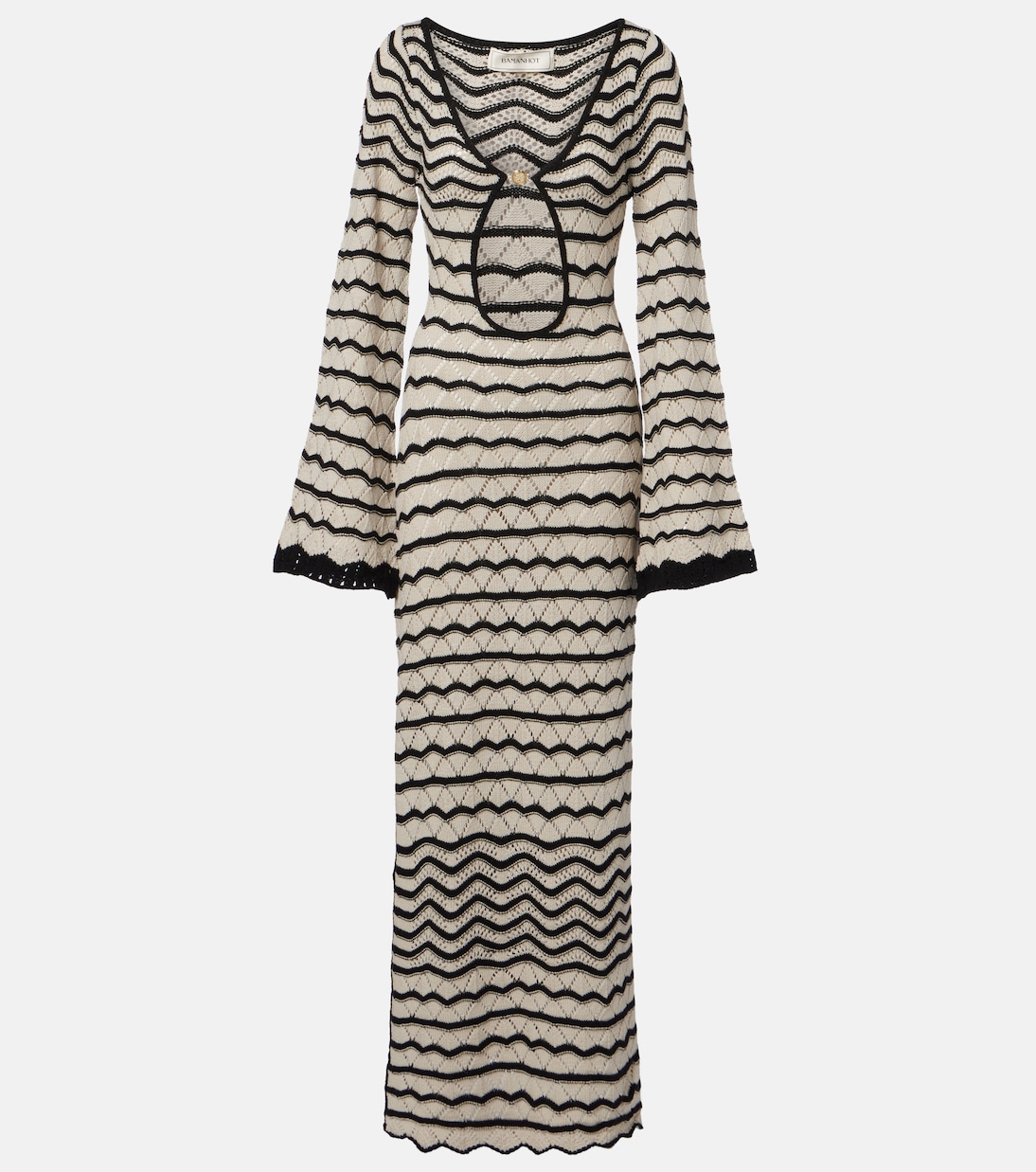 Rey crochet cotton-blend maxi dress | Bananhot