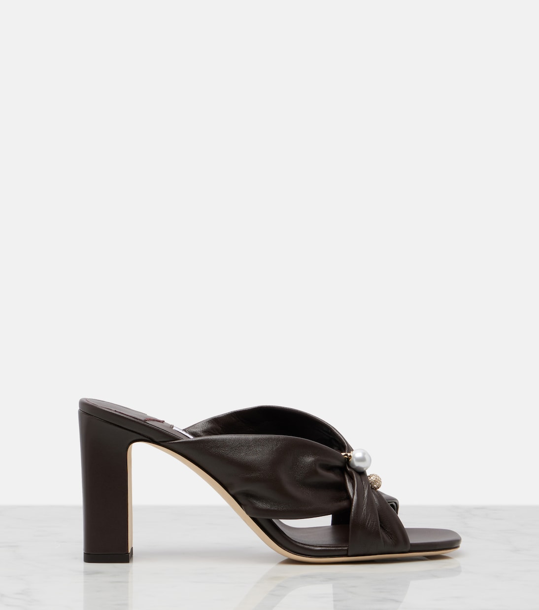 Verzierte Mules Rafi aus Leder | Jimmy Choo