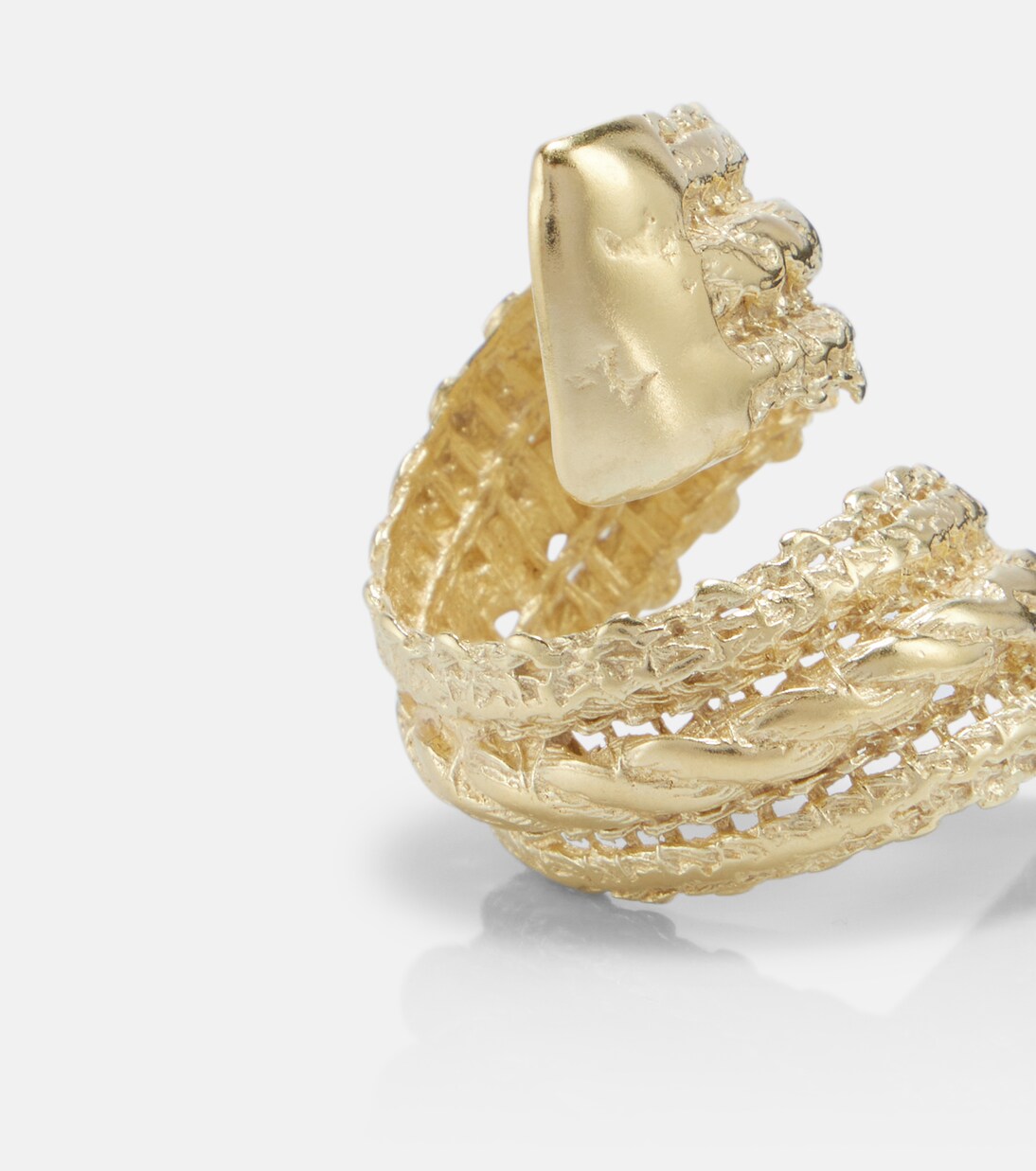 Aella 24kt gold-plated ring | Ysso