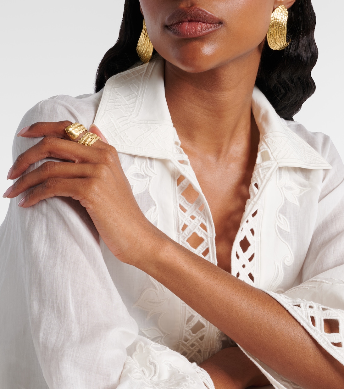 Aella 24kt gold-plated ring | Ysso