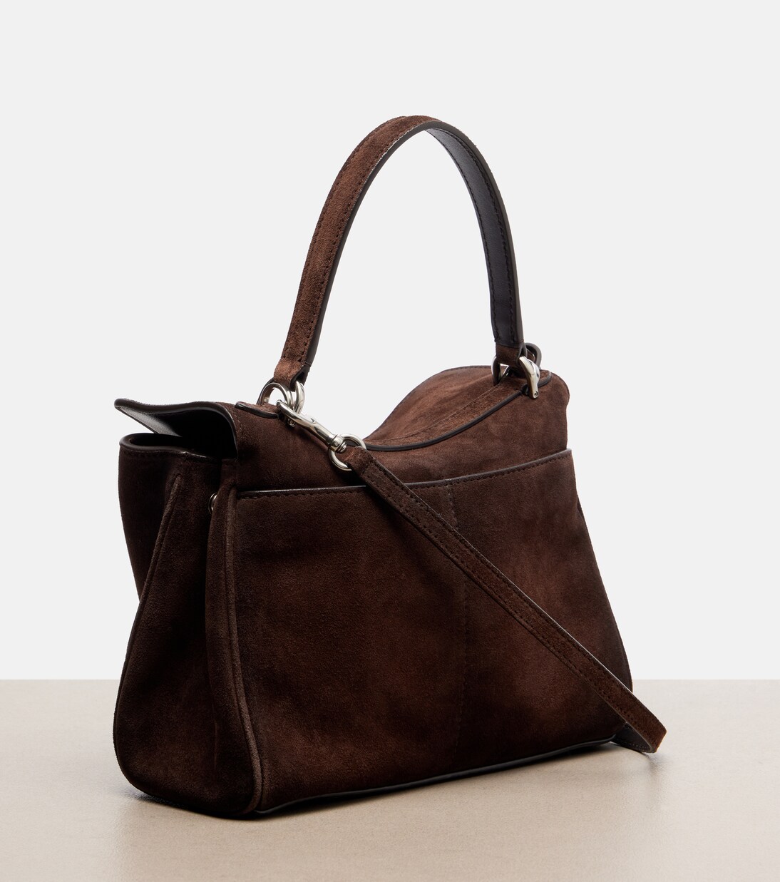 Henkeltasche Rodeo Mini aus Veloursleder | Balenciaga