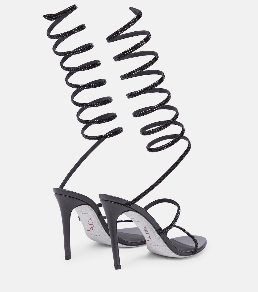 Verzierte Sandalen Cleo aus Leder | Rene Caovilla