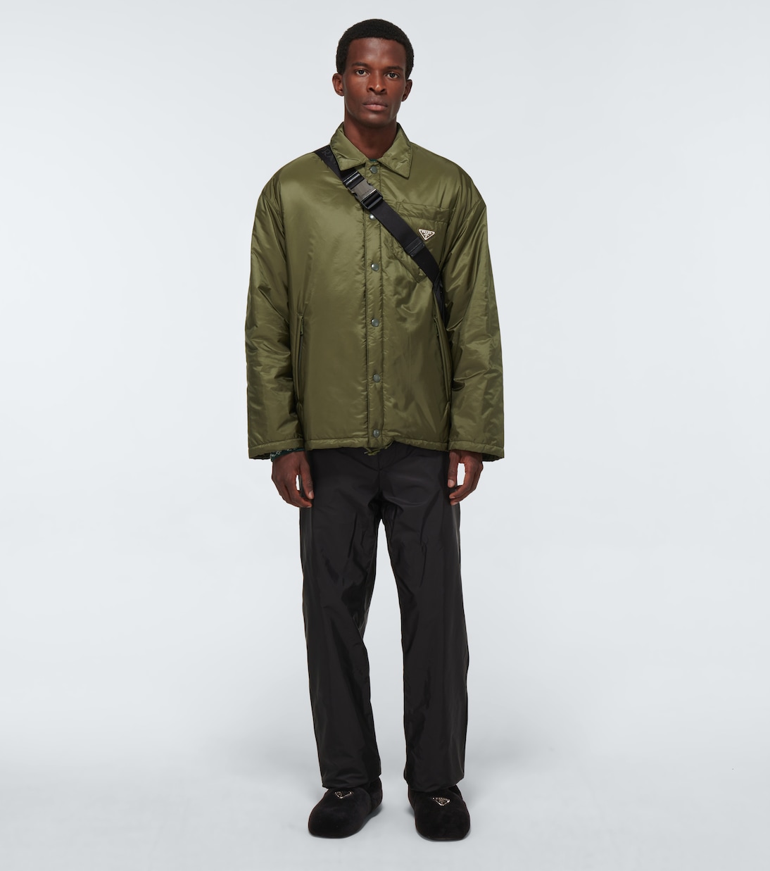 Shearling slippers | Prada