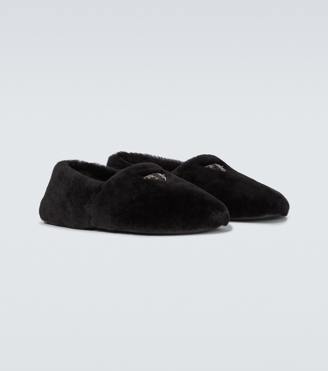 Shearling slippers | Prada