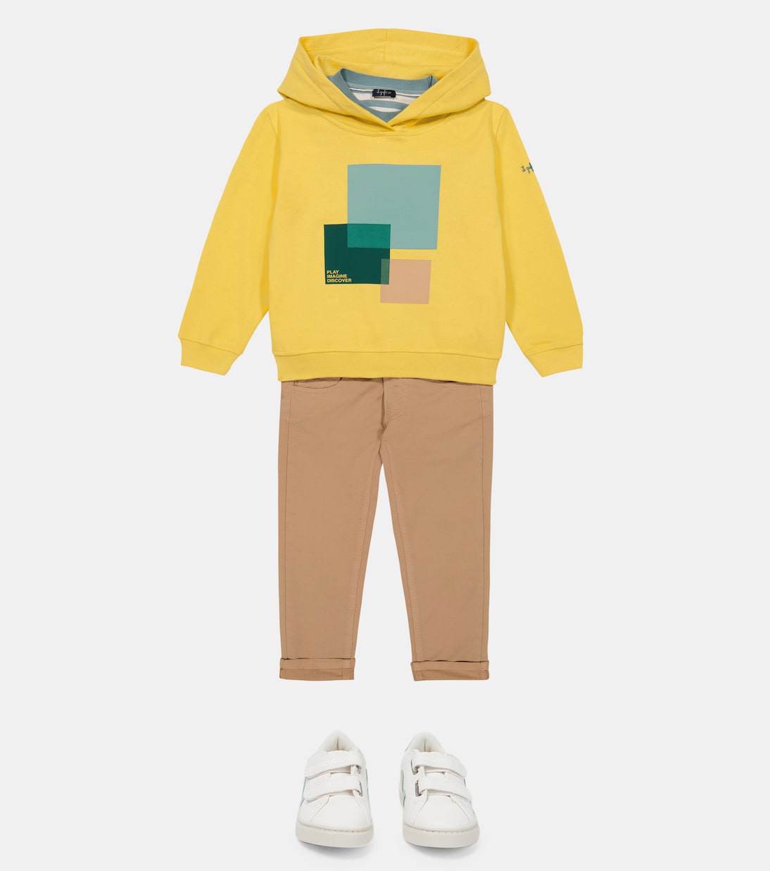 Bedruckter Hoodie aus Baumwolle | Il Gufo