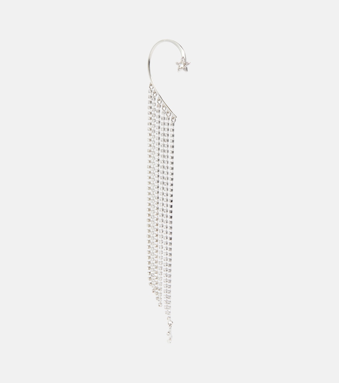 Crystal-embellished single ear cuff | Jimmy Choo