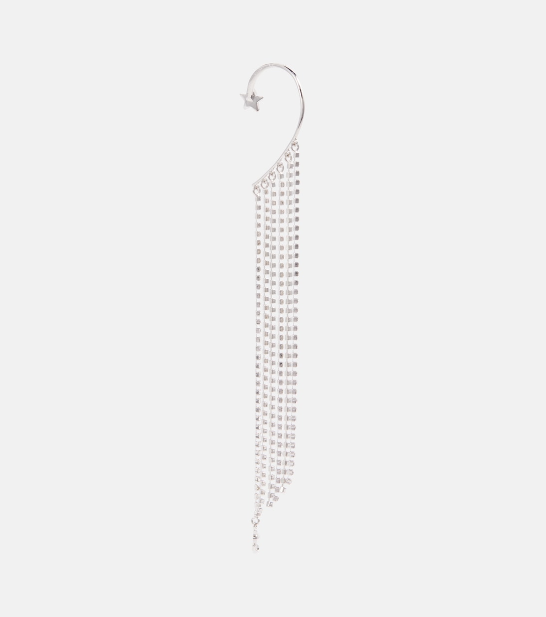 Crystal-embellished single ear cuff | Jimmy Choo
