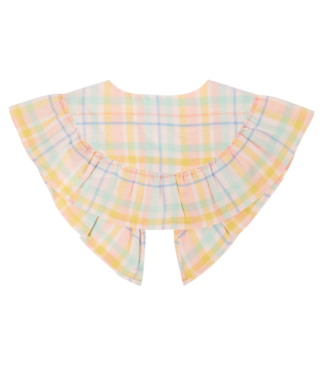 Hawk checked cotton collar | The Animals Observatory