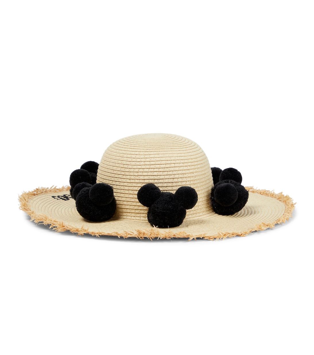 Embroidered straw hat | Monnalisa