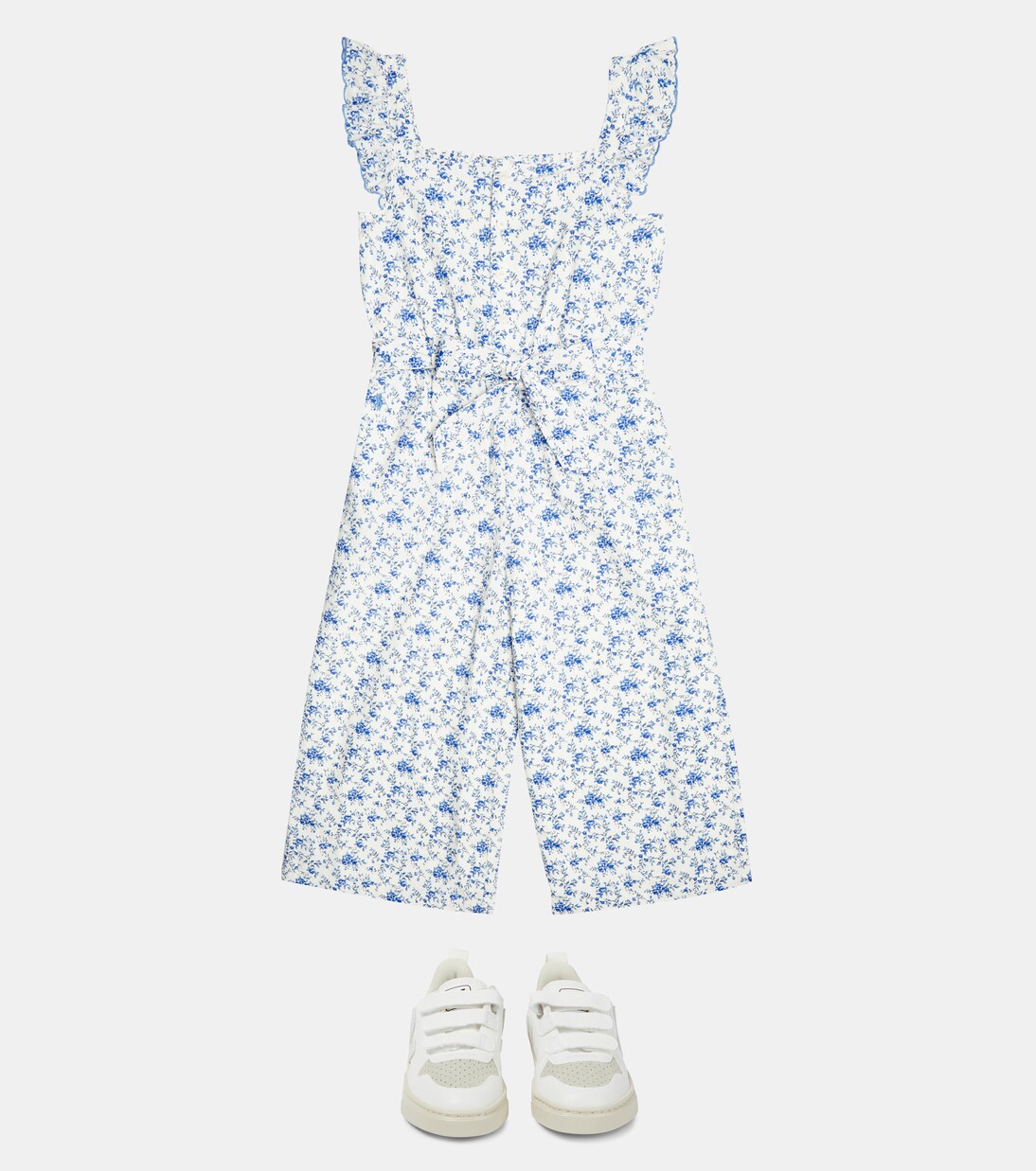 Floral linen and cotton jumpsuit | Polo Ralph Lauren Kids