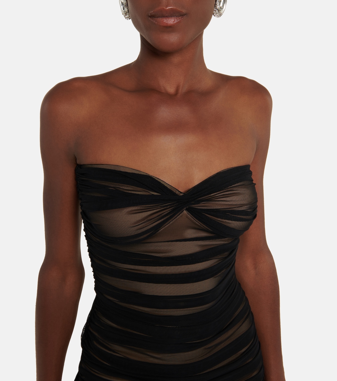 Miniabito Walter in mesh | Norma Kamali