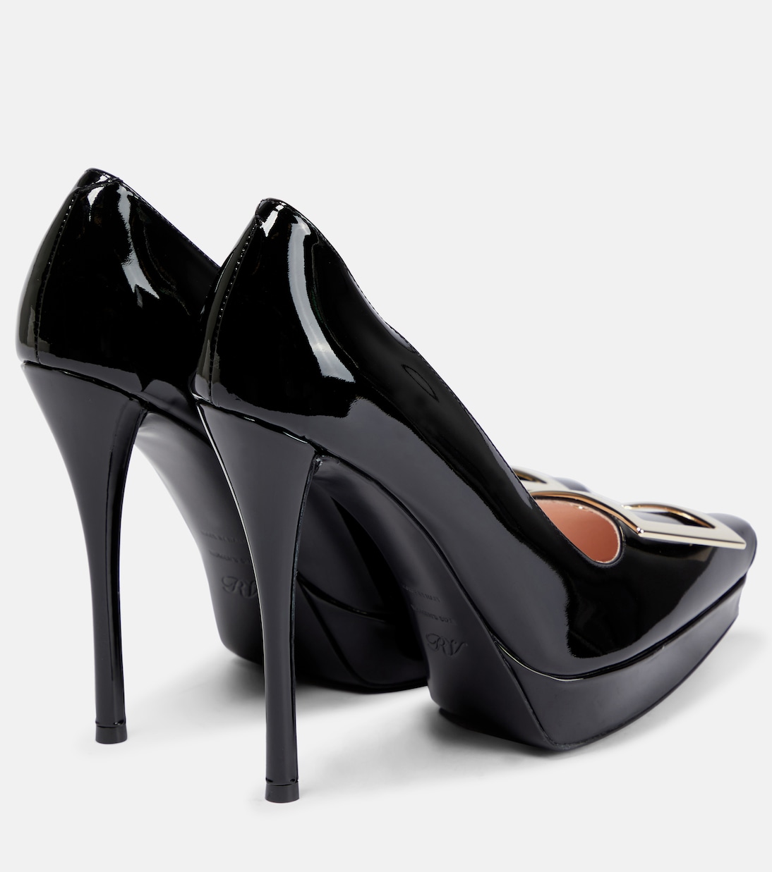Plateau-Pumps Belle Vivier aus Lackleder | Roger Vivier