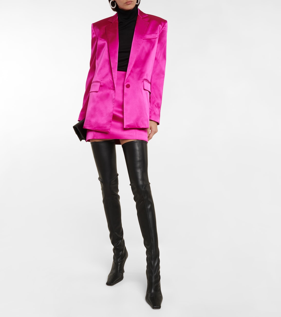 Minirock aus Satin | Frame