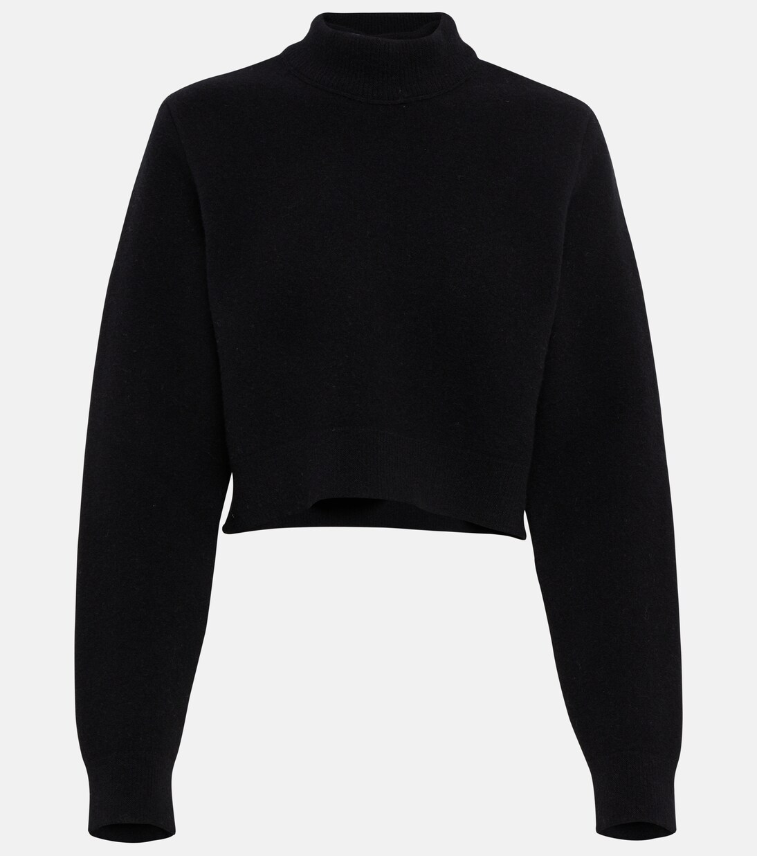 Pull raccourci en laine vierge | Alaïa