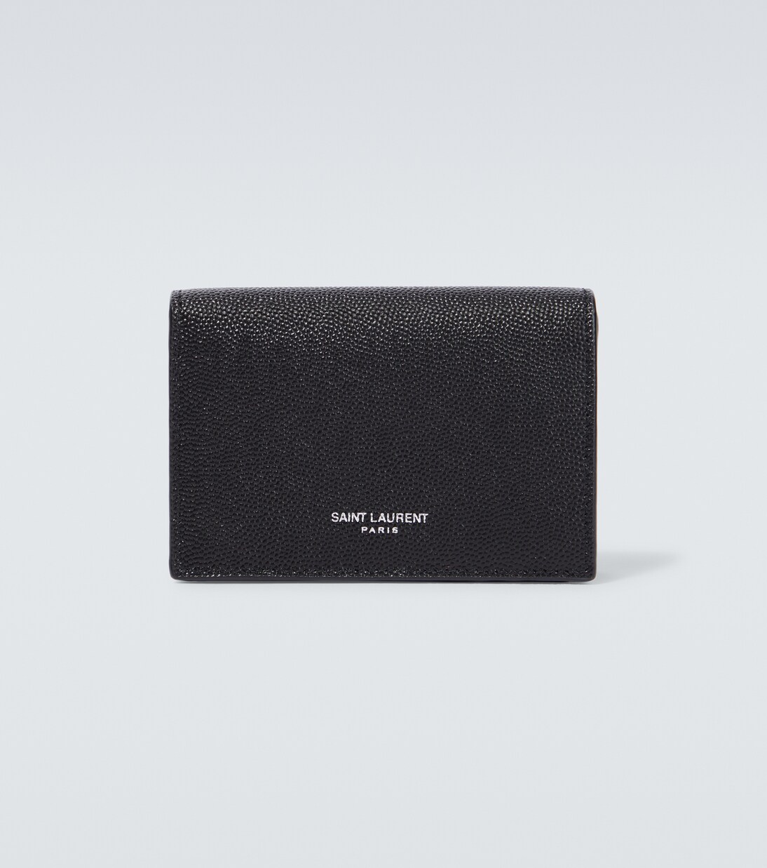 Logo leather card case | Saint Laurent