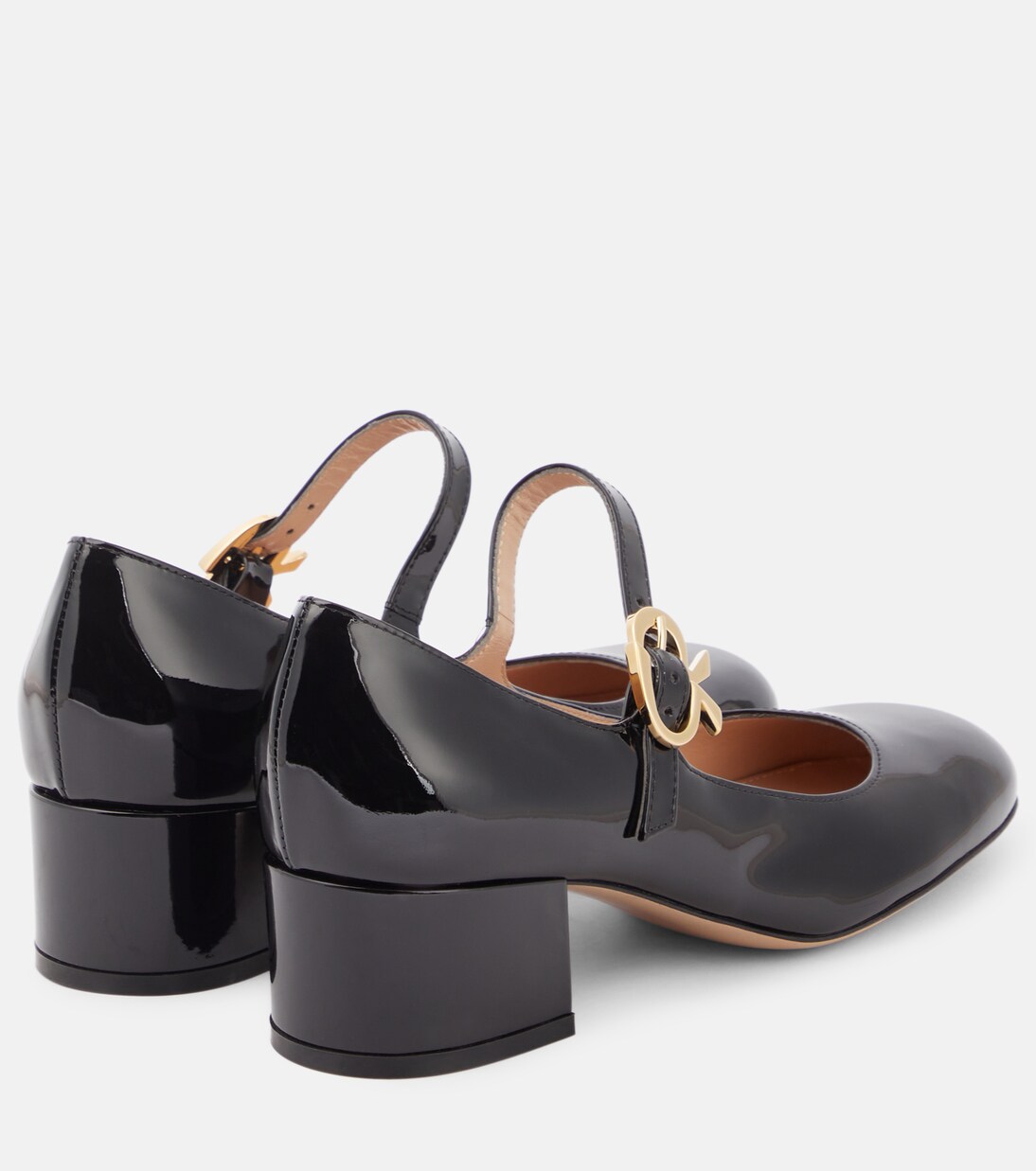 Ribbon patent leather Mary Jane pumps | Gianvito Rossi