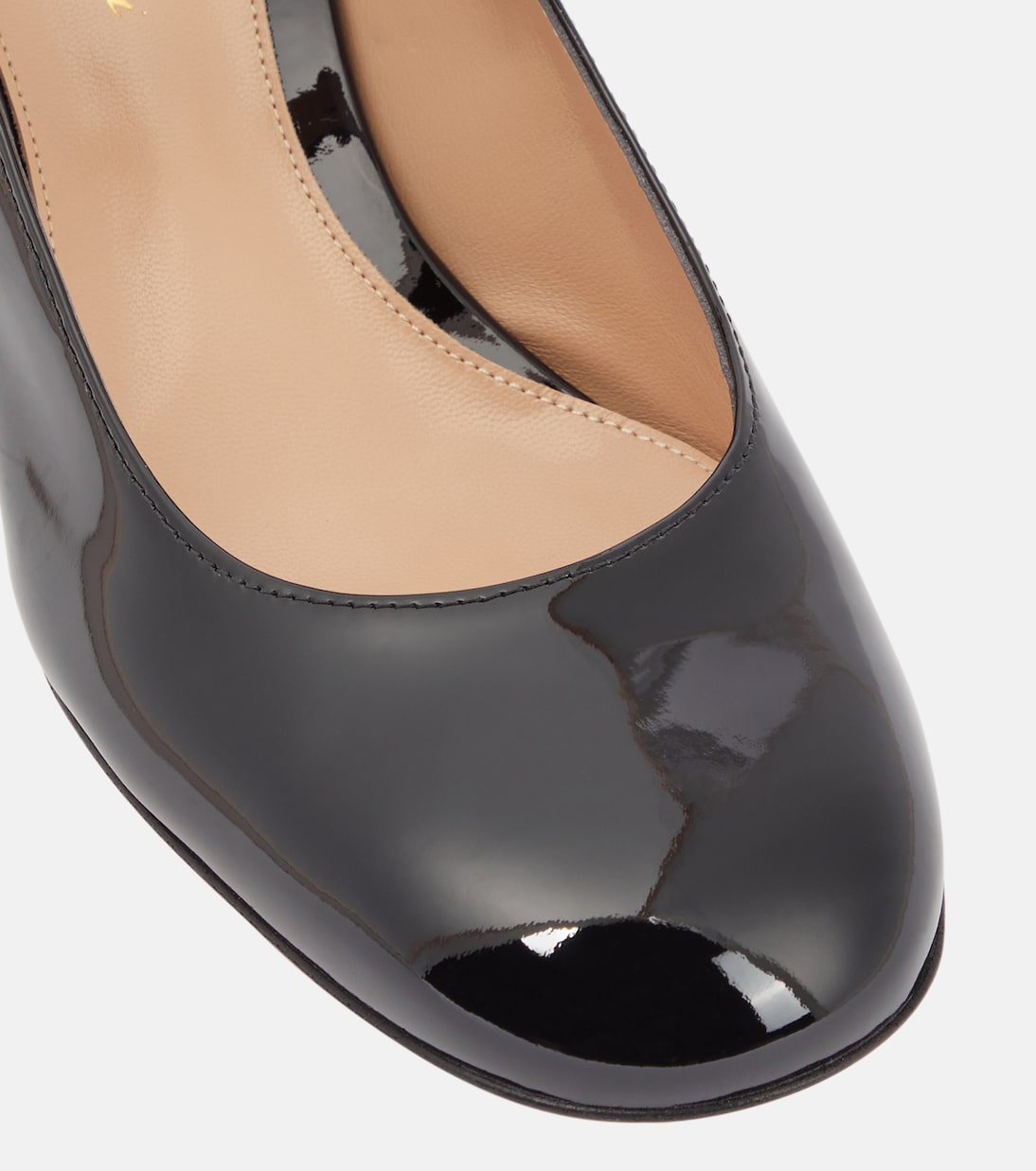 Ribbon patent leather Mary Jane pumps | Gianvito Rossi