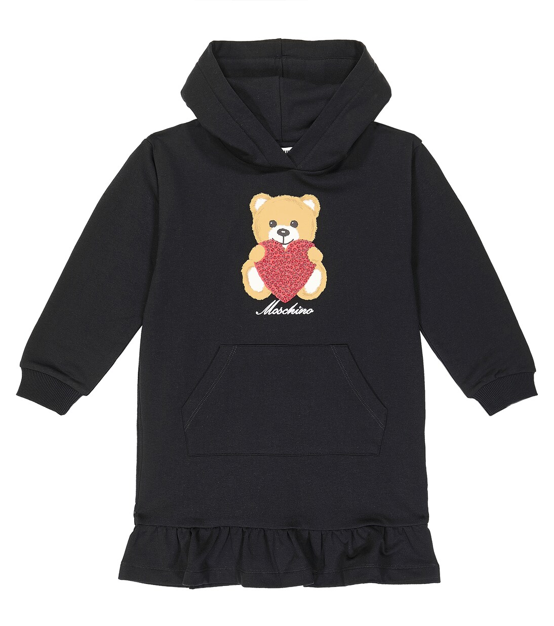 Teddy Bear cotton jersey sweater dress | Moschino Kids