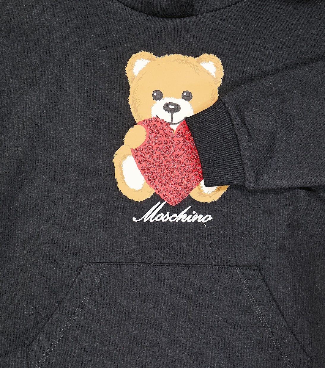 Teddy Bear cotton jersey sweater dress | Moschino Kids