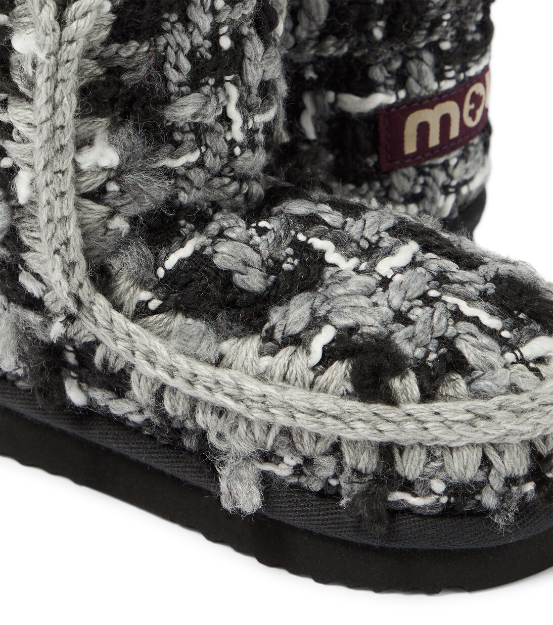 Tartan wool boots | Mou Kids