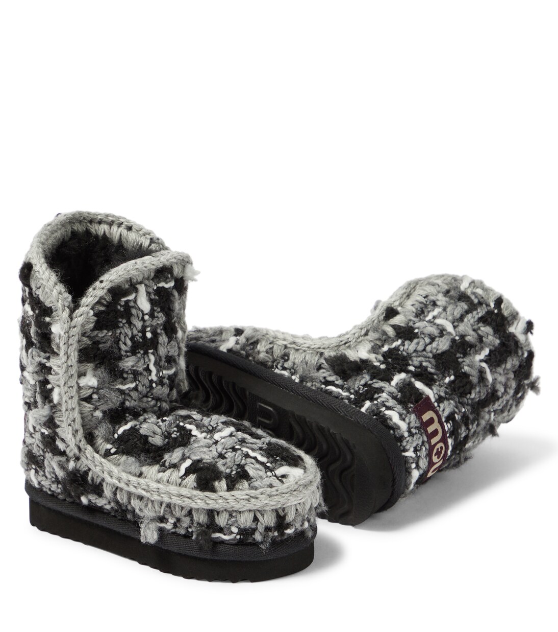 Tartan wool boots | Mou Kids