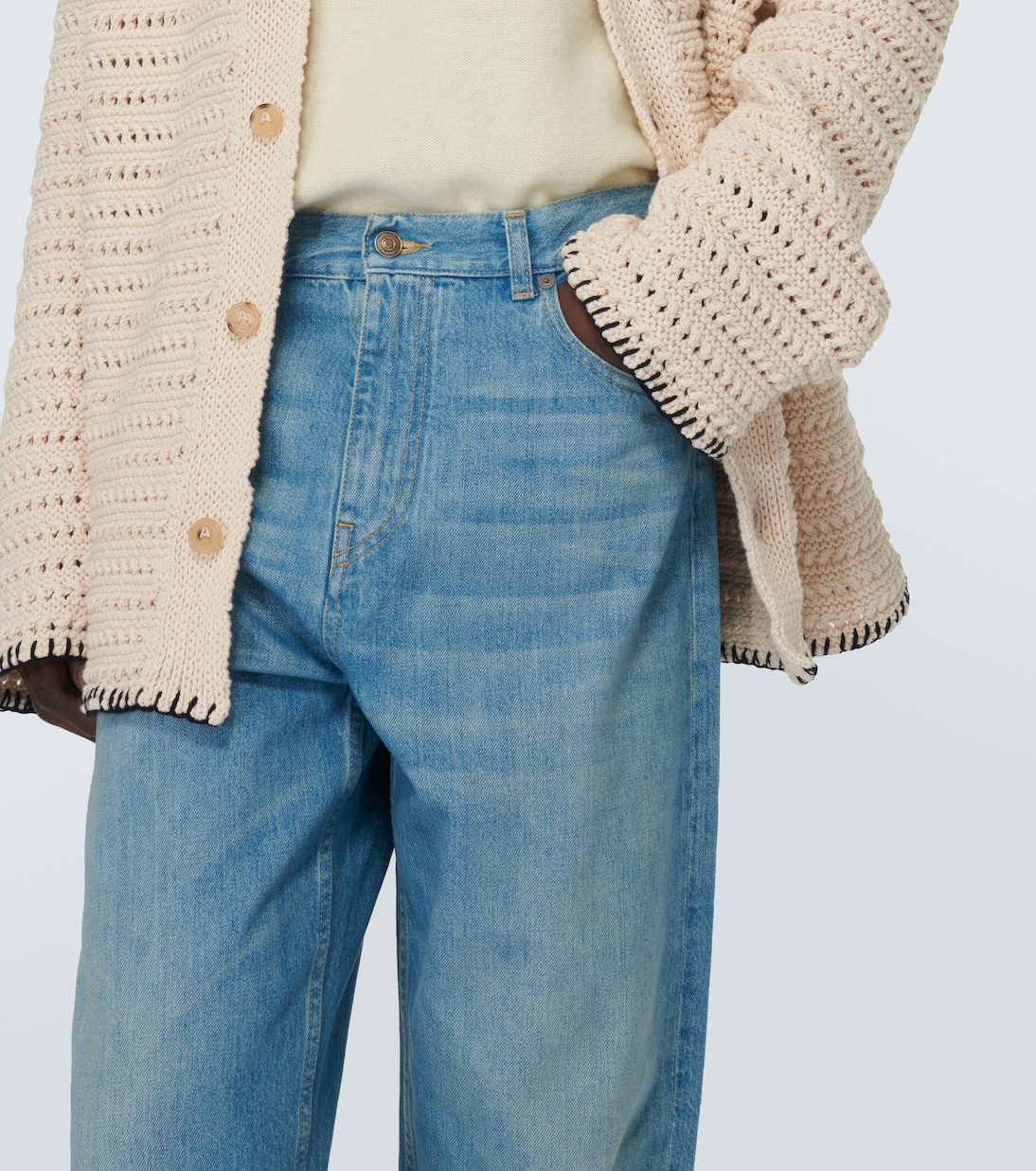 Kerala mid-rise straight jeans | Alanui