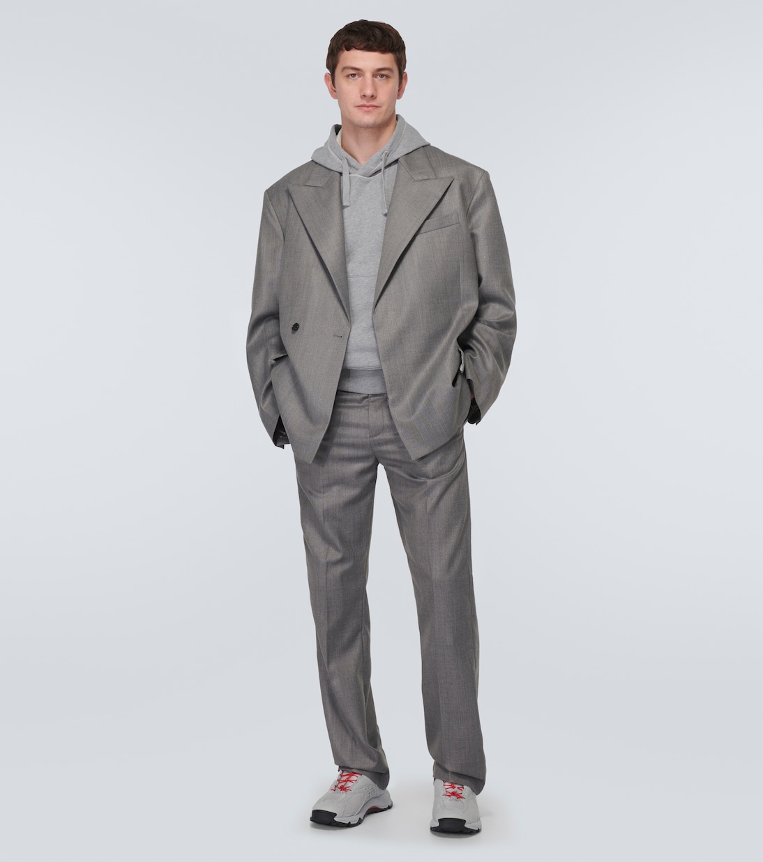 2.0 Low leather-trimmed sneakers | Athletics Footwear