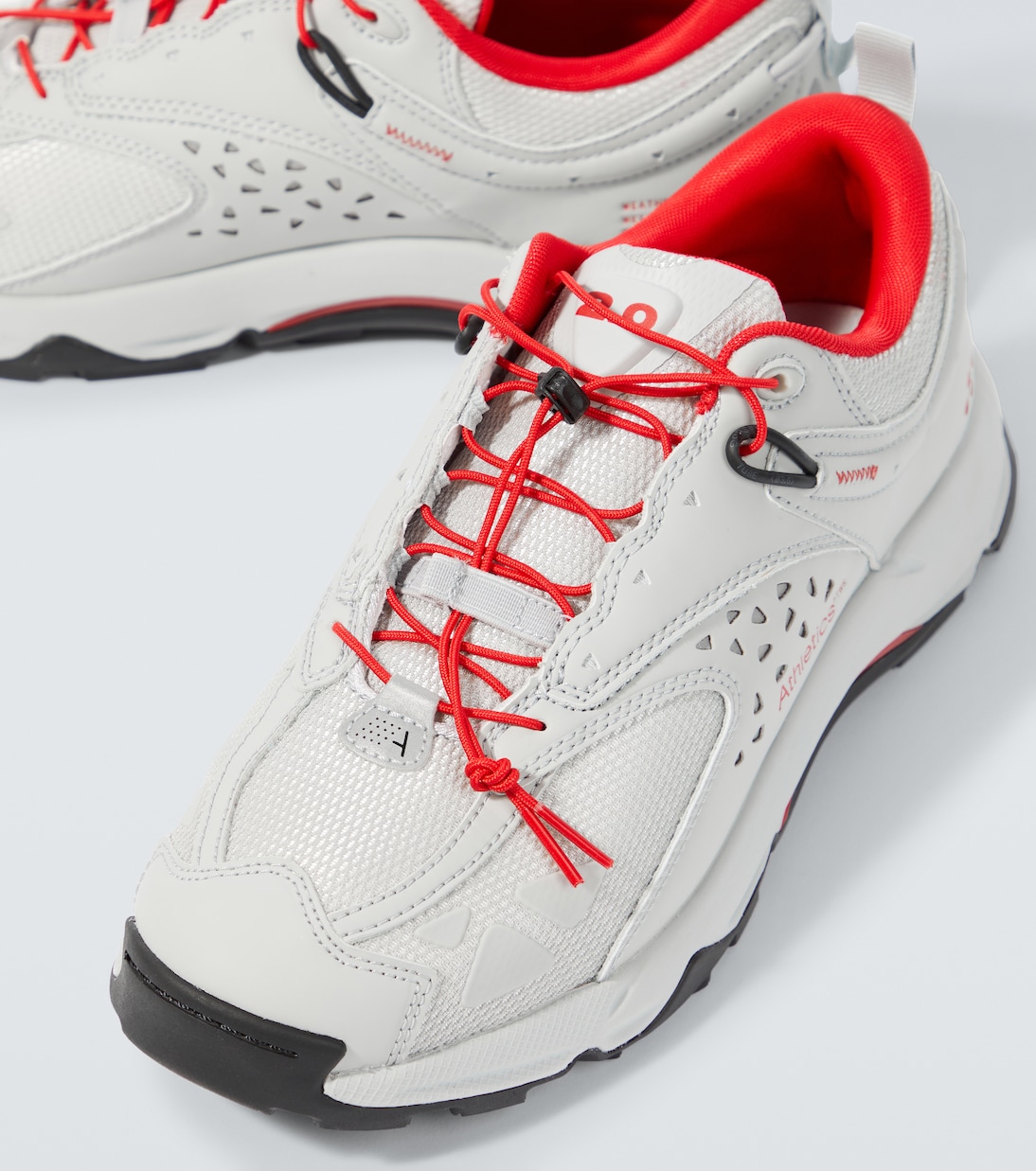 2.0 Low leather-trimmed sneakers | Athletics Footwear