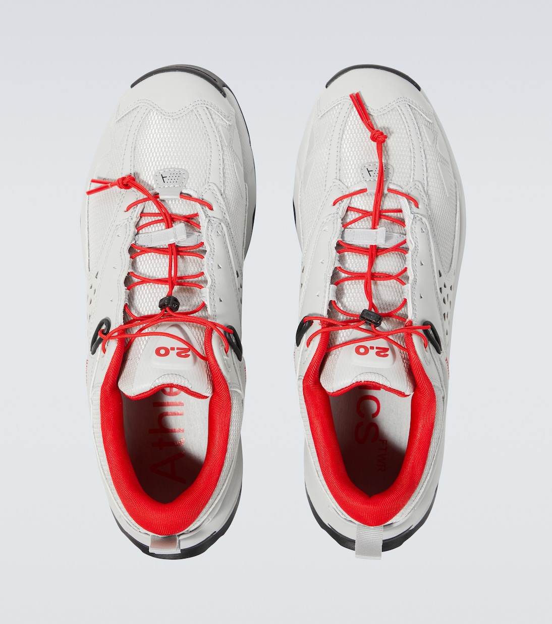 2.0 Low leather-trimmed sneakers | Athletics Footwear