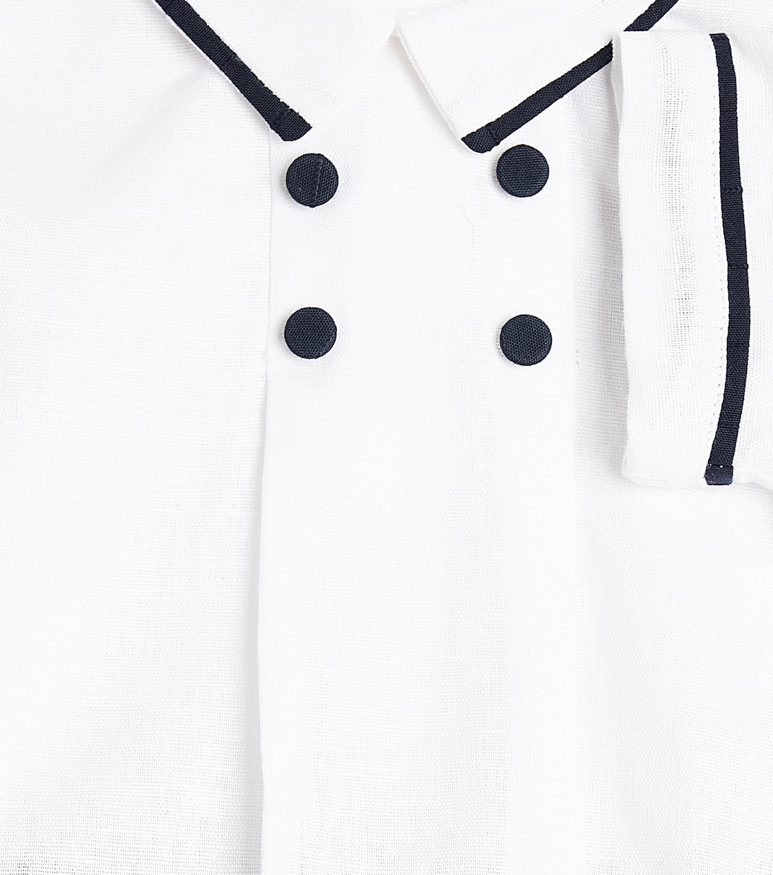 Cotton and linen shirt and pants set | Monnalisa