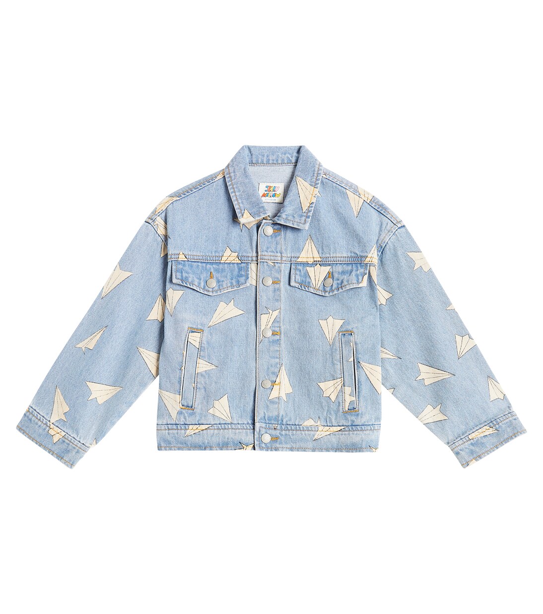 Paper Airplane denim jacket | Jellymallow