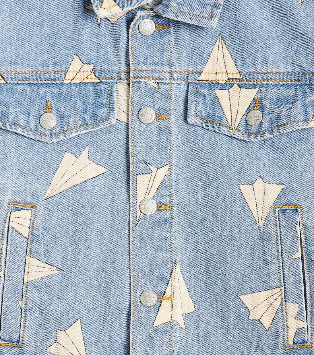 Paper Airplane denim jacket | Jellymallow