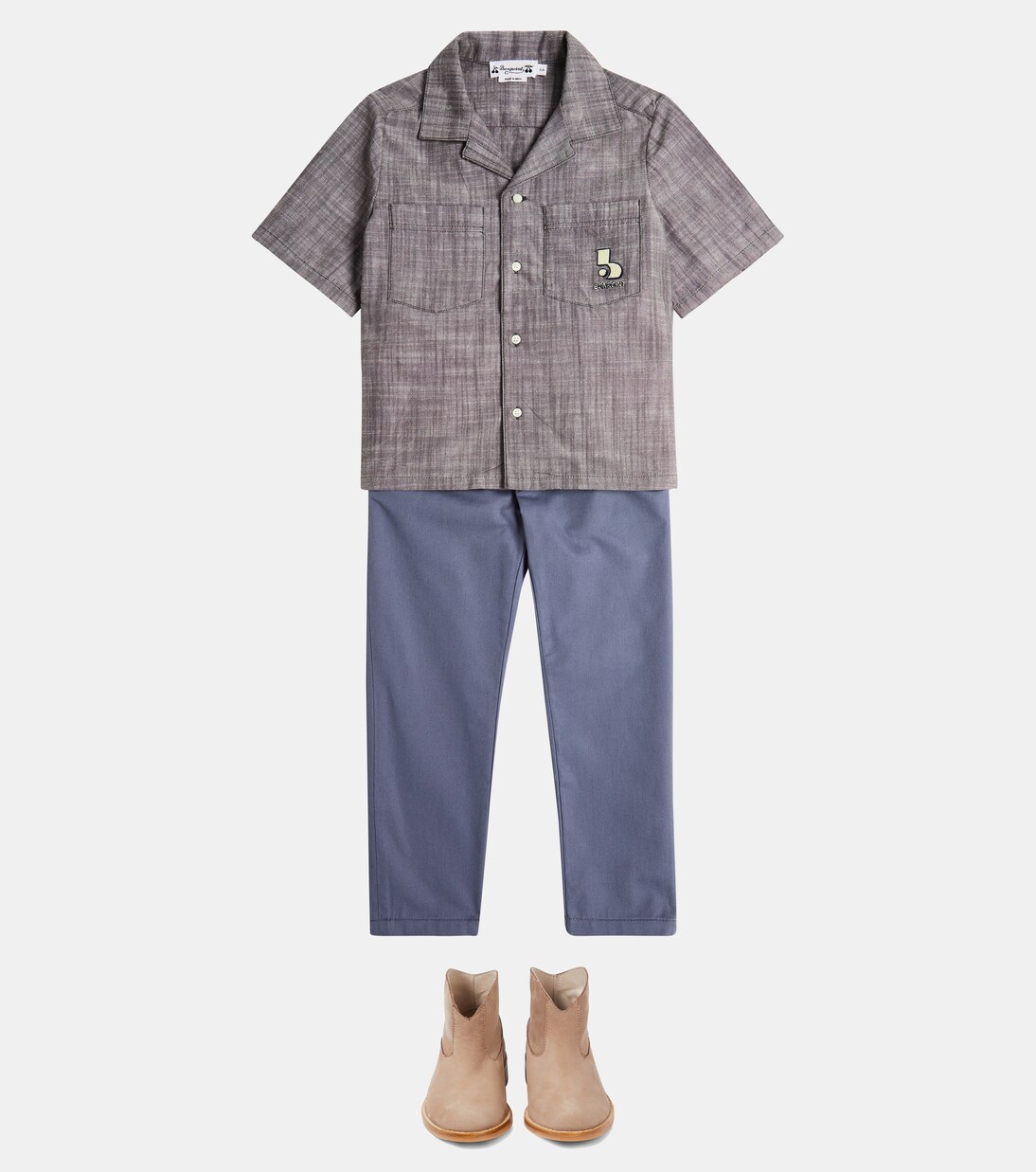 Leather cowboy boots | Bonpoint