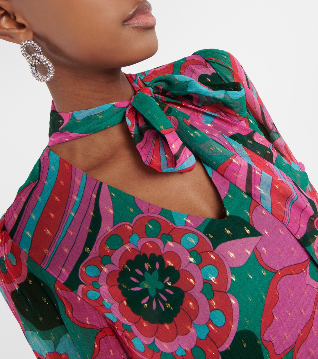 Maxikleid Ferne aus Georgette | Rixo