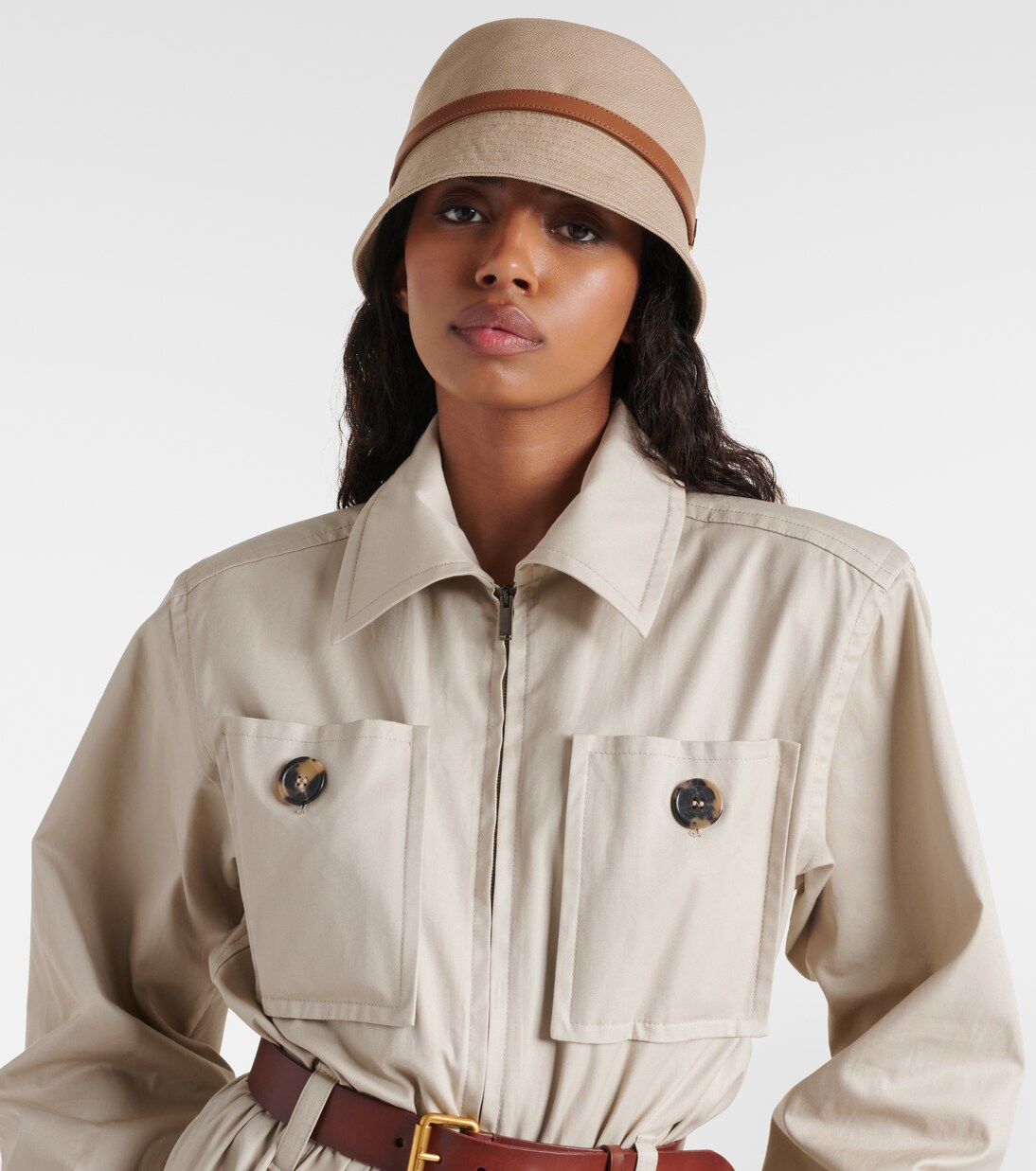 Sombrero de pescador Cassandre de lona | Saint Laurent