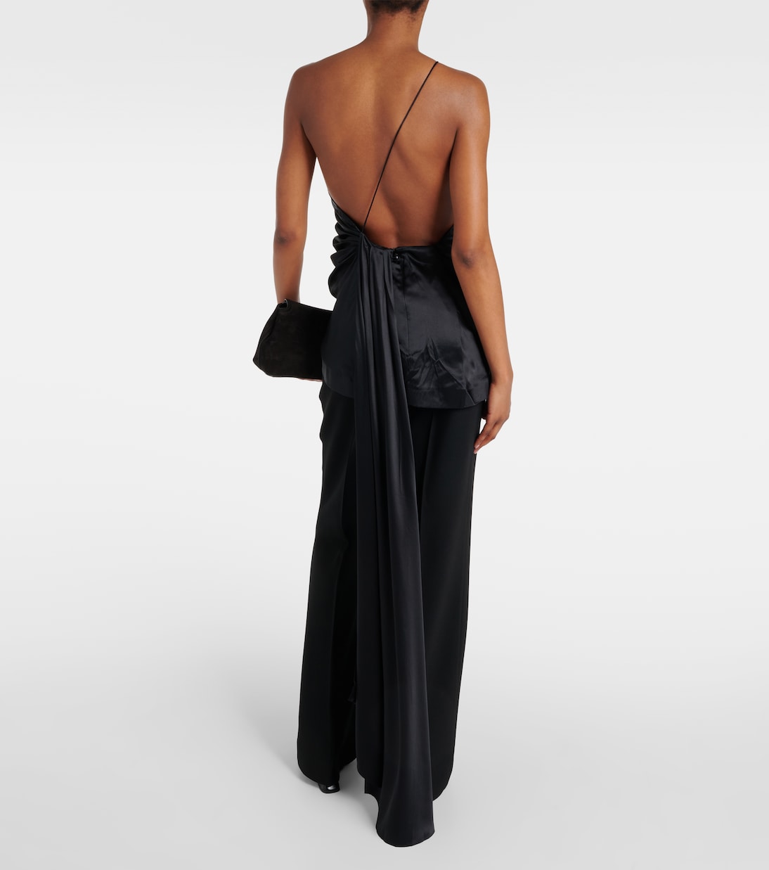 One-Shoulder-Top Shiloh aus Seide | Tove