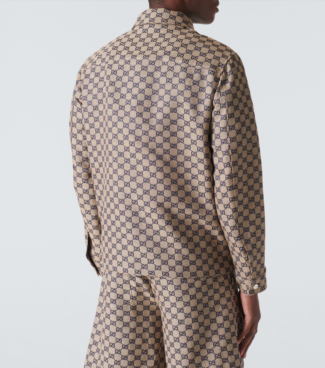 GG linen-blend canvas jacket | Gucci