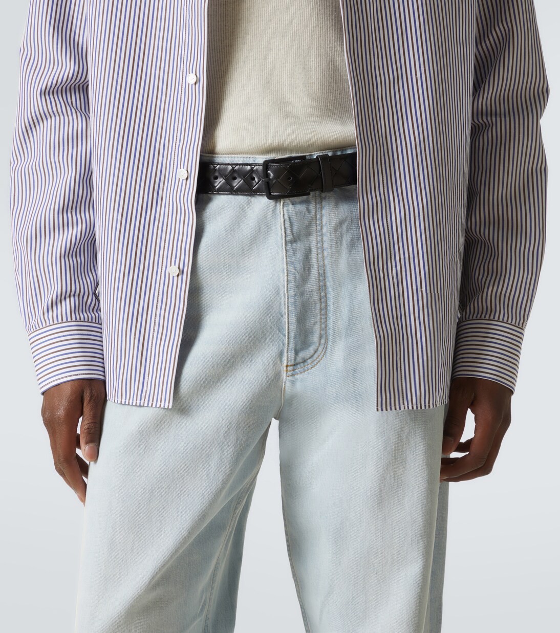 Cintura Intrecciato in pelle | Bottega Veneta