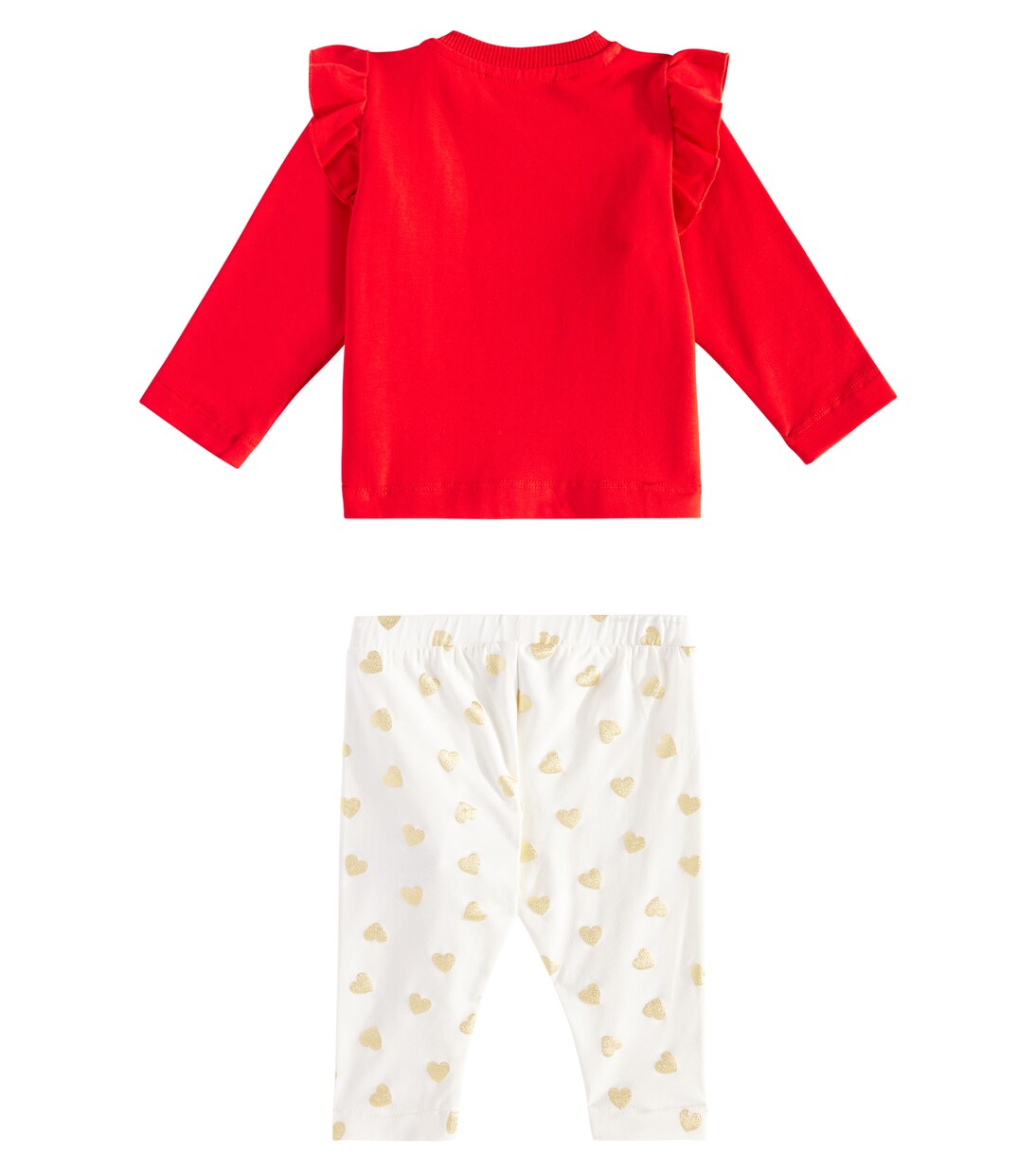 Baby jersey top and pants set | Moschino Kids