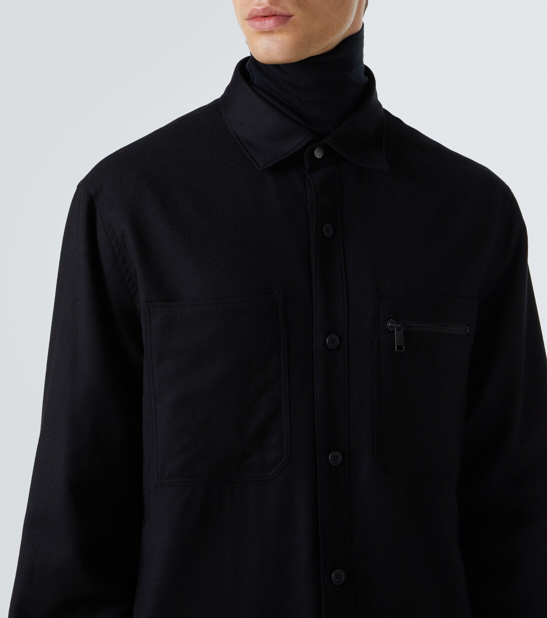 Technical wool overshirt | Zegna