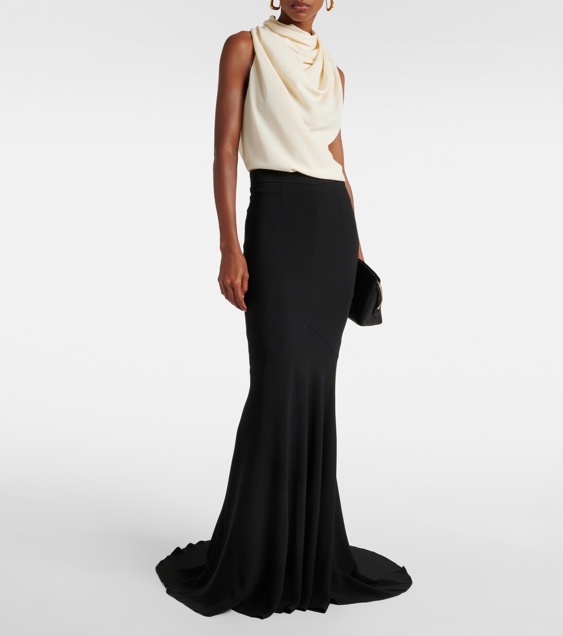 Maxirock aus Crêpe | Patou