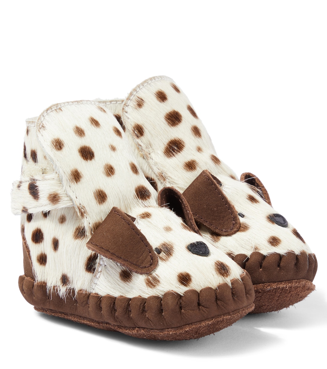 Baby Kapi calf hair booties | Donsje