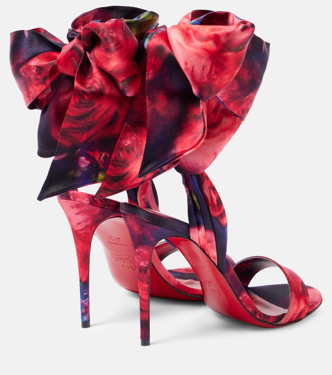 Sandale Du Désert 100 satin crêpe sandals | Christian Louboutin
