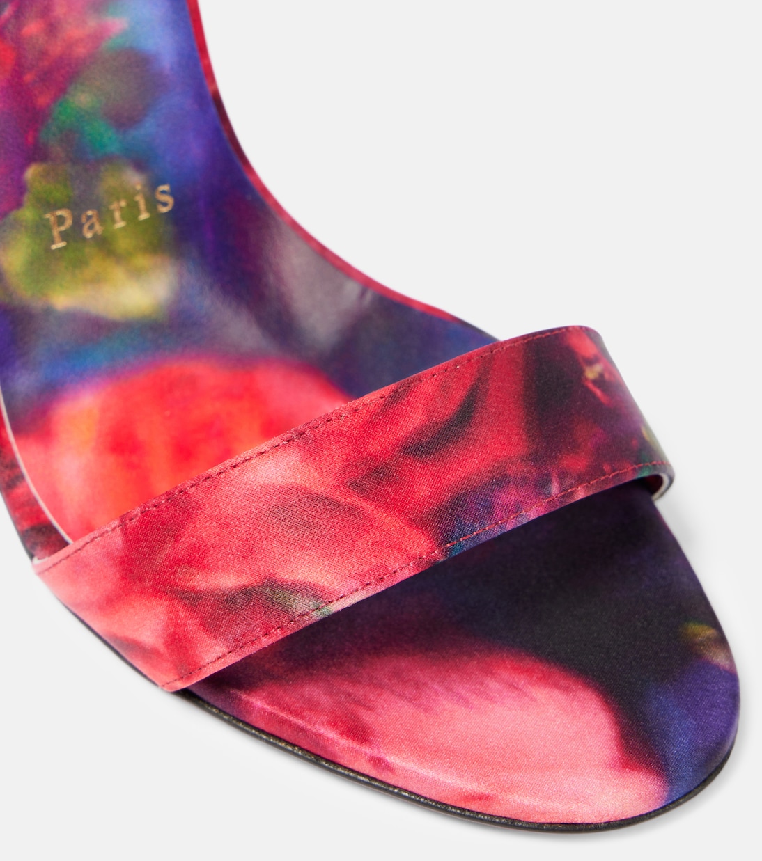 Sandale Du Désert 100 satin crêpe sandals | Christian Louboutin