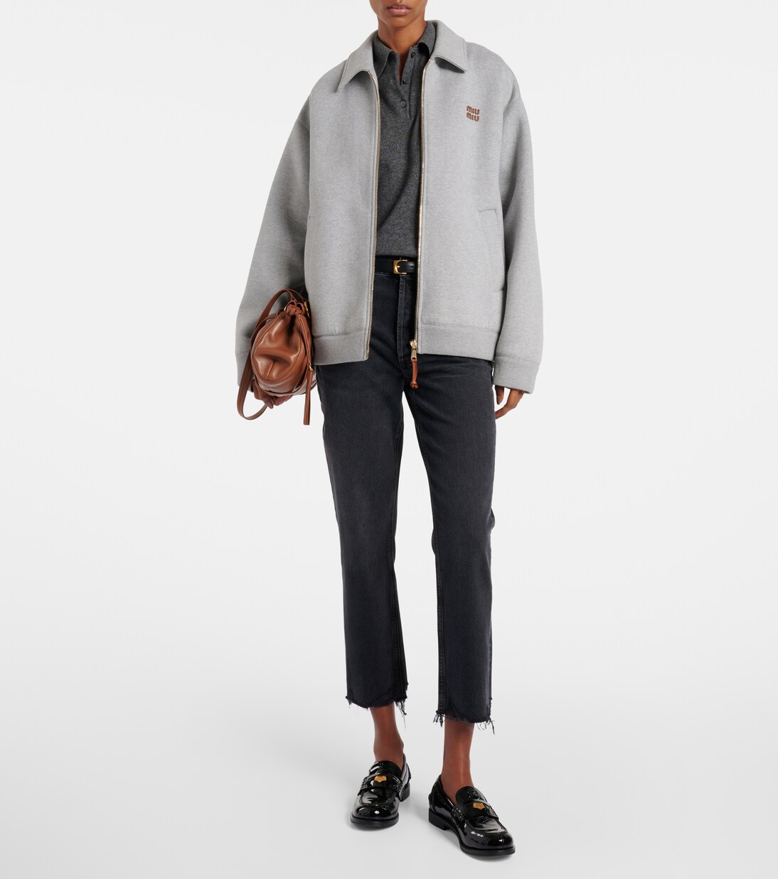 High-Rise Cropped Straight Jeans Riley | Agolde