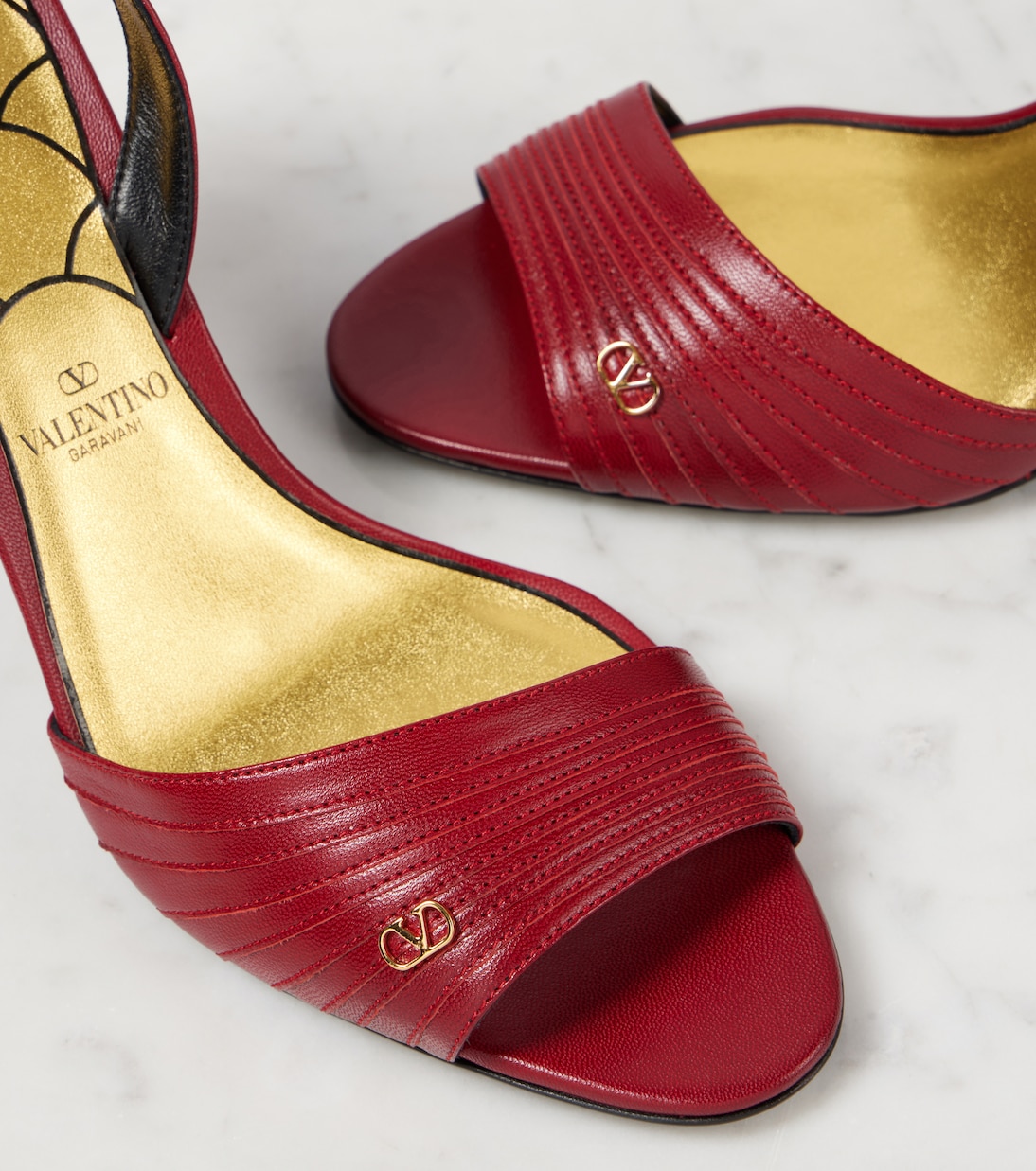 Sandali Ladycrush 85 in pelle | Valentino Garavani