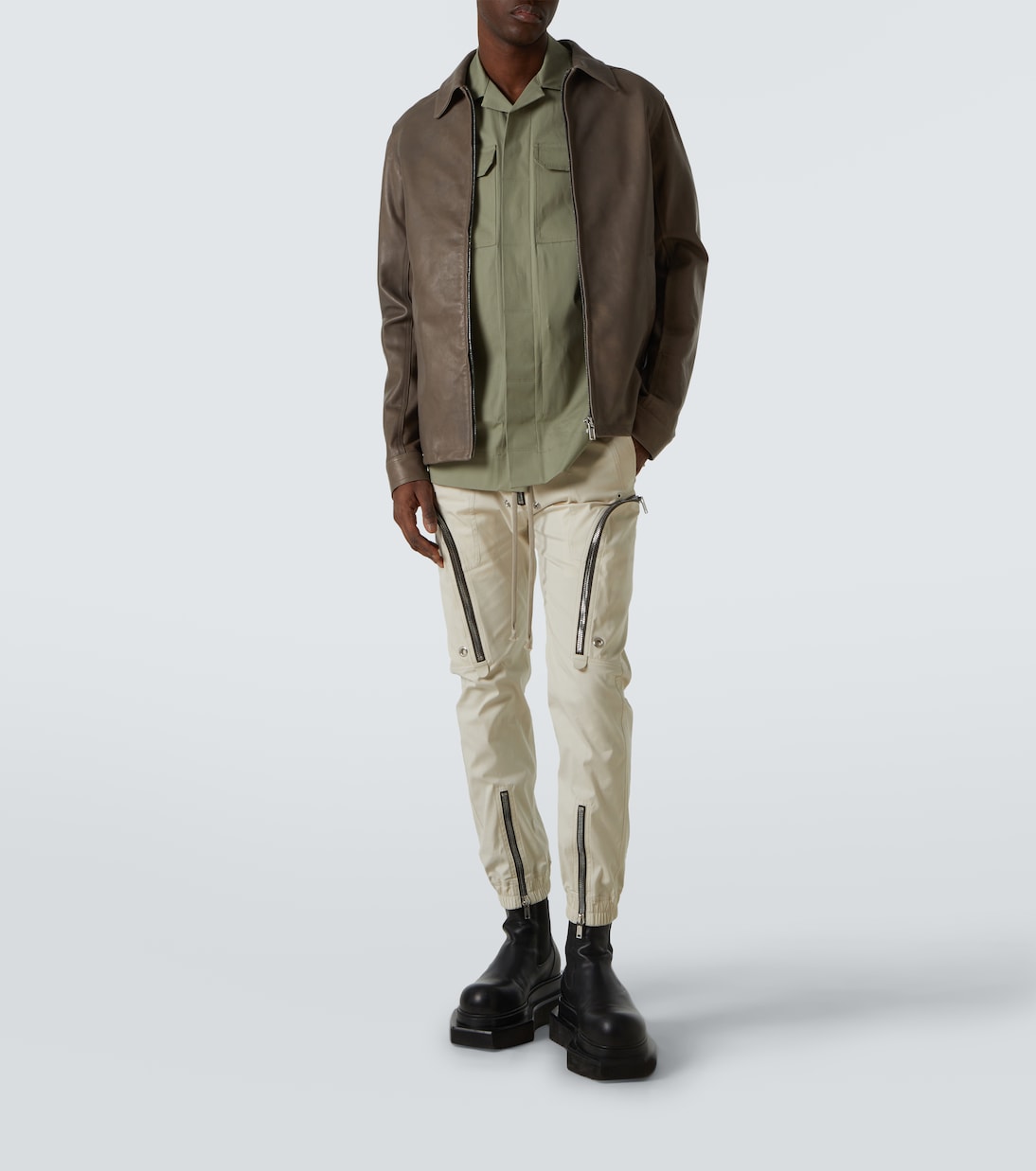 Brad leather jacket | Rick Owens