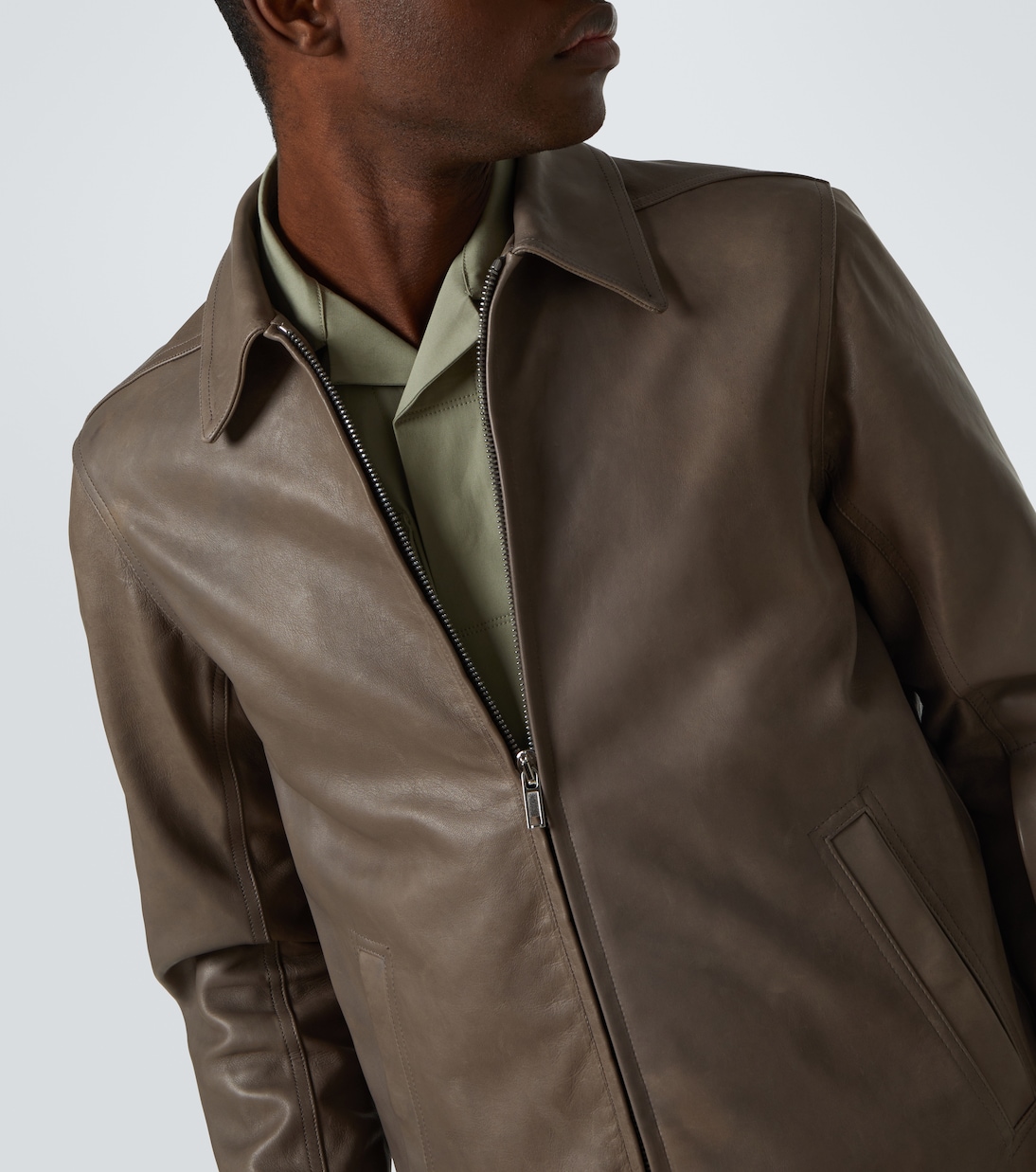 Brad leather jacket | Rick Owens